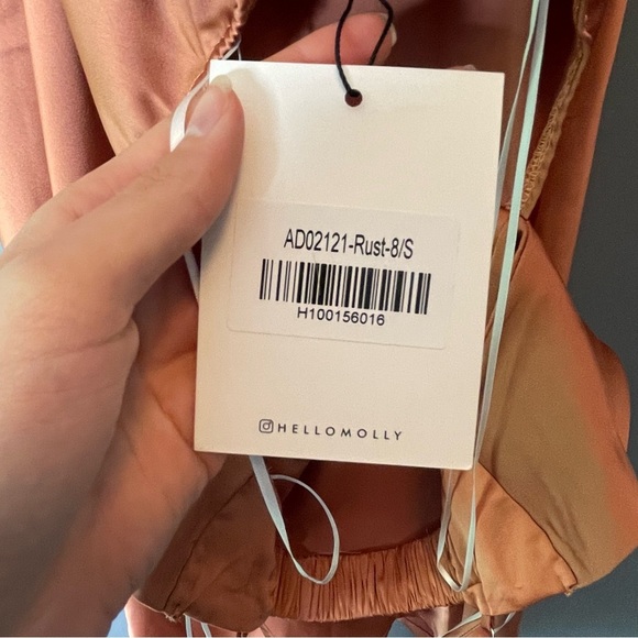 Hello Molly Angels In America Midi Dress Rust size Small/4 NWT - Picture 13 of 15